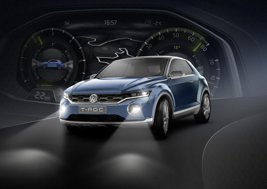 Эскиз Volkswagen T-ROC Concept 2014 года  (фото 25 из 28)